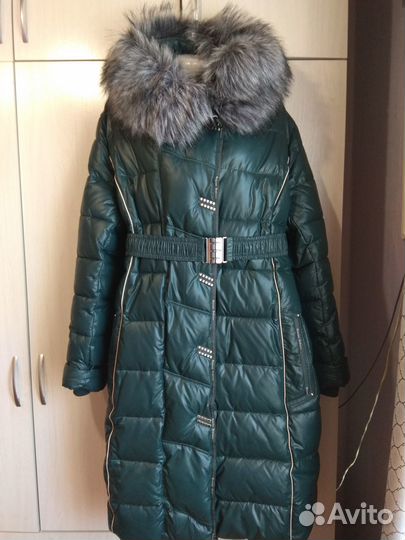 Пальто пуховик полушубок
