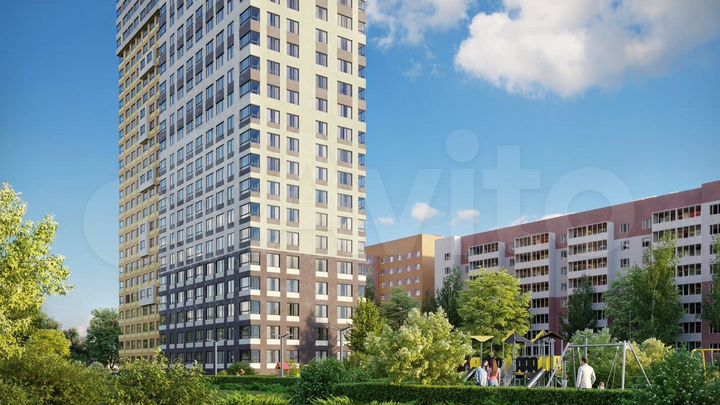 2-к. квартира, 55,4 м², 17/25 эт.