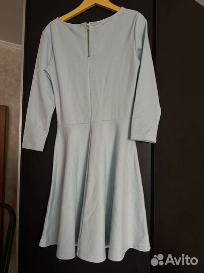 Платье голубое