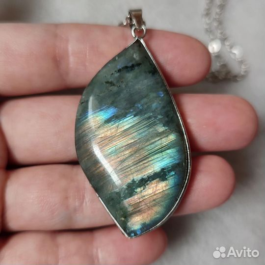Лабрадорит кулон 16.8г и кольцо 11.0г