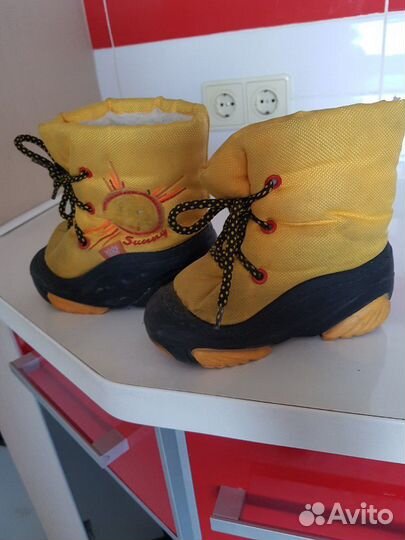 Детские зимнии ботинки