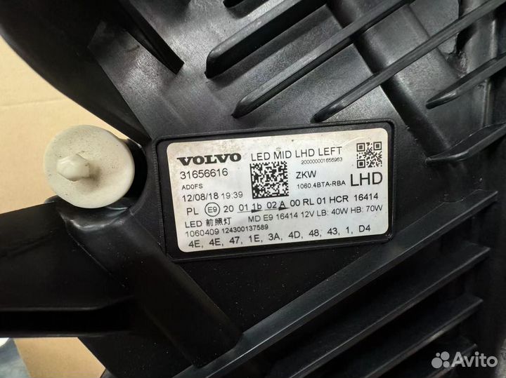 Фара левая Volvo xc60 full LED 2 рестайлинг