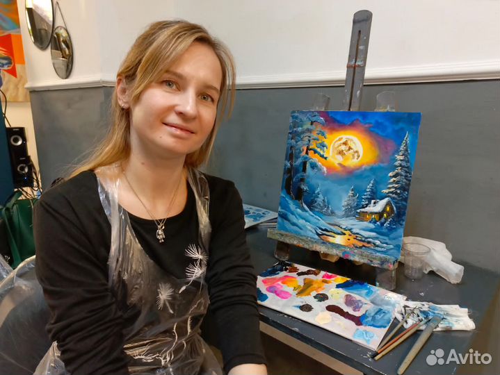 Мастер-класс по рисованию маслом