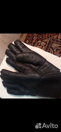 Перчатки кожаные