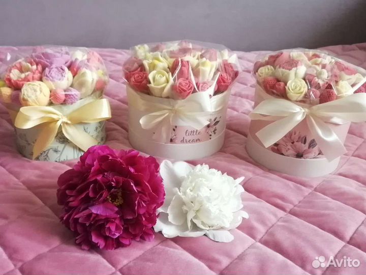 Букет из шоколадных цветов на выпускной