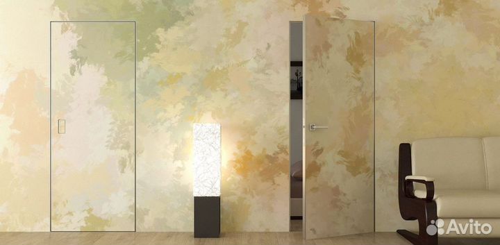 Скрытые межкомнатные двери под отделку