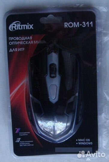 Новая мышь Ritmix, USB