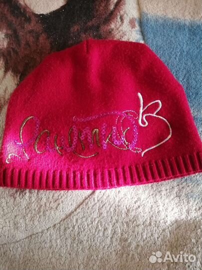 Шапка для девочки с надписью ранетки
