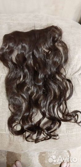 Волосы на заколках искусственные