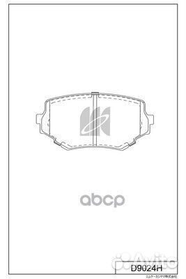 D9024-01 594 02Y09-9024 колодки дисковые п S