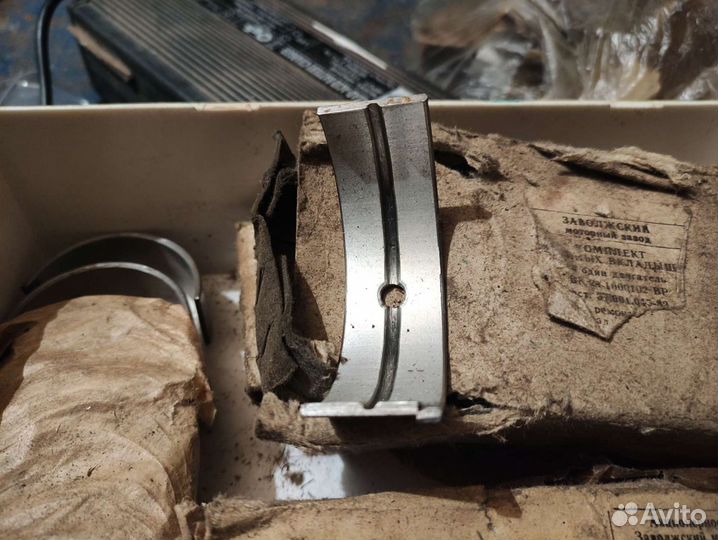 Вкладыши газ-24,газ-52, газ-53,шатунные d+0.25,кор