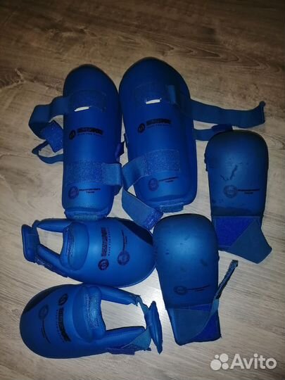 Защита голени и стопы для каратэ