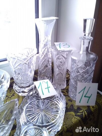 Изделия из Хрусталя советское