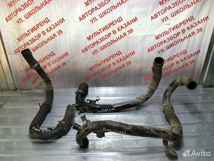 Патрубки шланги интеркулера Fiat Linea