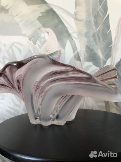 Ваза цветное стекло чехия