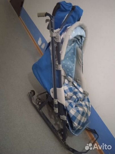 Детские санки коляска бу