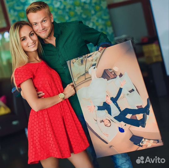 Портрет по фото, картина на холсте