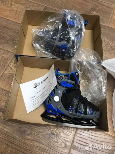 Коньки раздвижные rush action