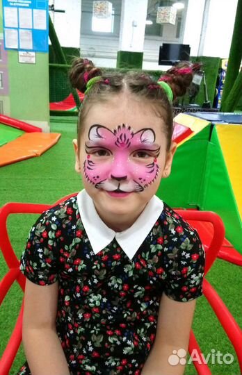 Аквагрим на Хэллоуин, день рождения