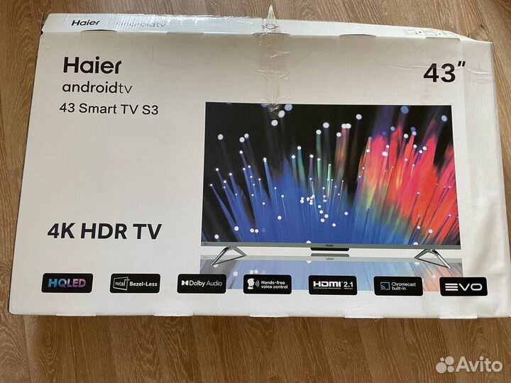 Телевизор Haier android TV 43 SMART TV S3