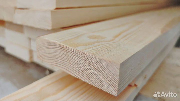 Доска обрезная сухая 25х100х2.0 Сорт 