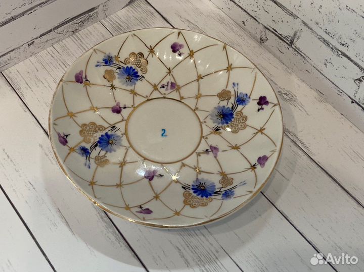 Фарфоровые блюдца лфз