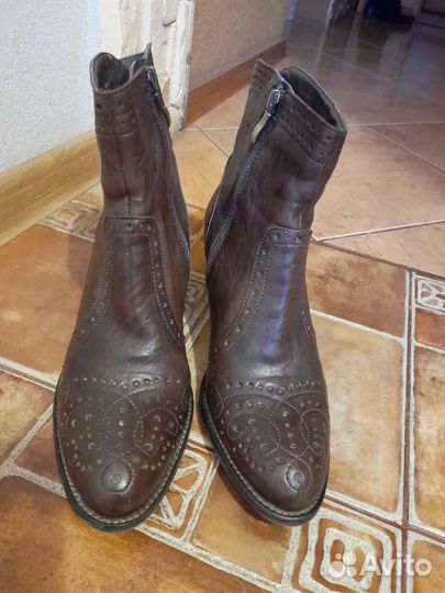 Ботильоны 39/кожа