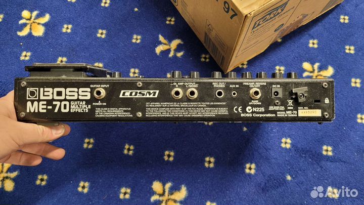 Гитарный процессор boss me-70