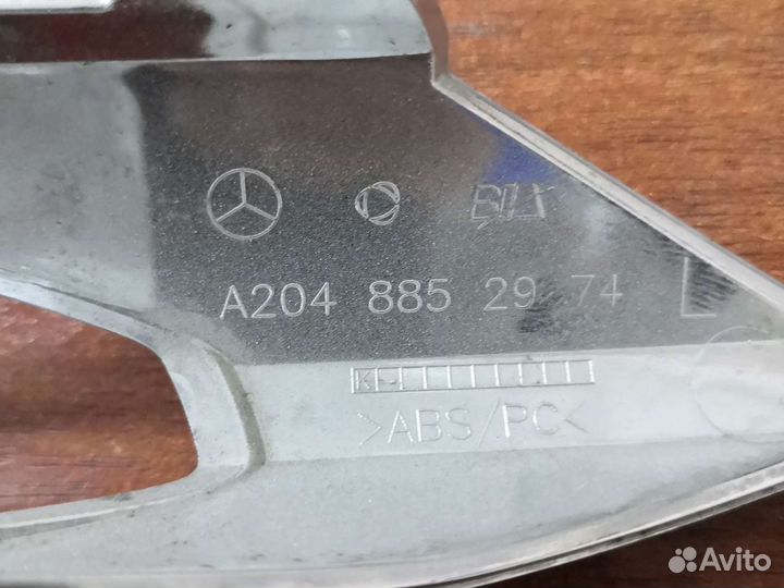 Хром оправа дхо Mercedes 204 AMG Рест Мерседес
