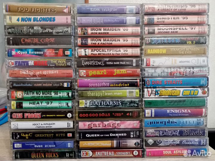 Кассеты. Rock, Metal, punk, Grunge, Alternative
