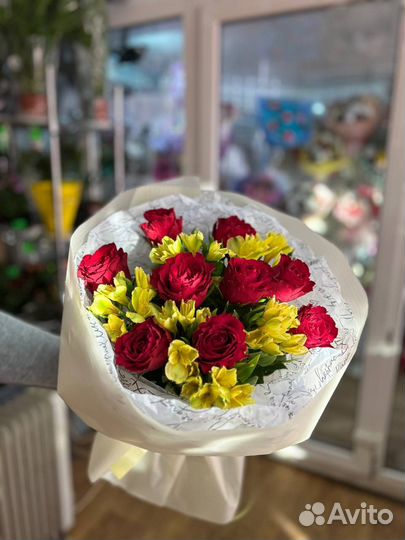 Живые цветы букеты