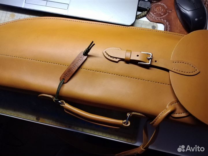 Чехол для охотничьего ружья из натуральной кожи