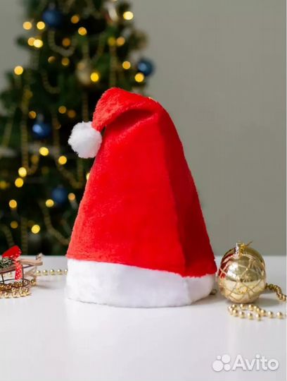 Шапка новогодняя деда Мороза