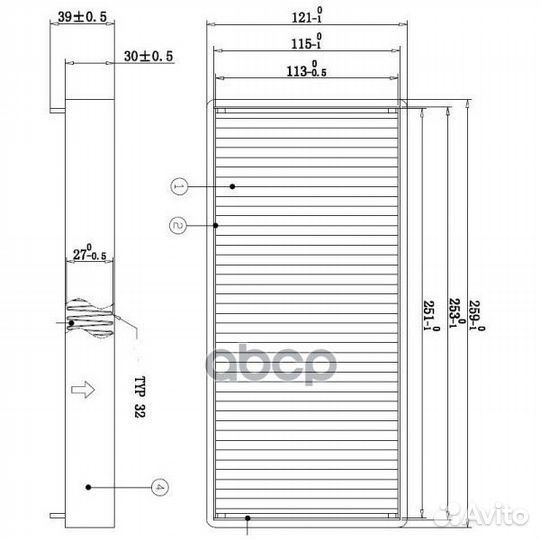 Фильтр салонный doubleforce DFC2745 double force