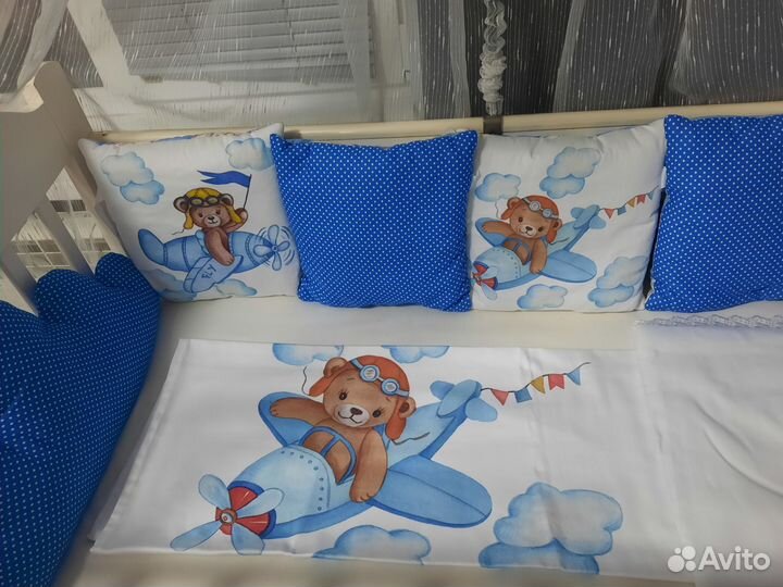 Бортики в детскую кроватку