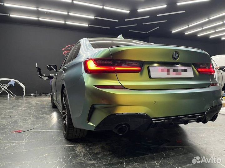 Задний диффузор G20 MP Competition style черный