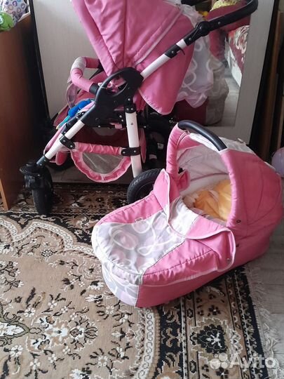 Прогулочная коляска зимняя бу