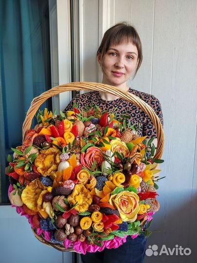 Букет из сухофруктов и орехов