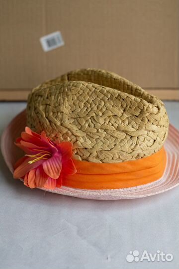 Соломенная шляпа детская