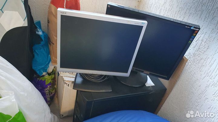 Монитор и блок питания