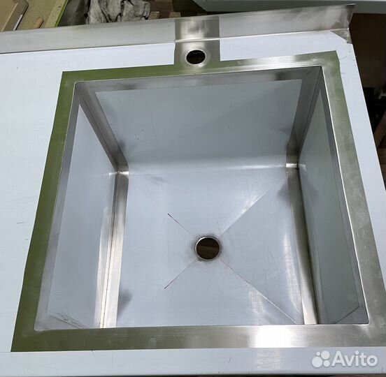 Ванна моечная из нержавейки