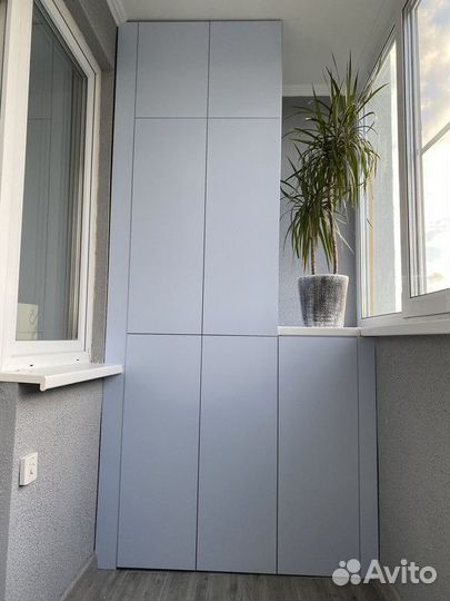 Шкаф для балкона под ключ