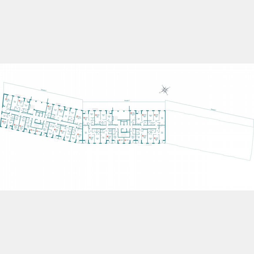 2-к. квартира, 64,9 м², 1/18 эт.