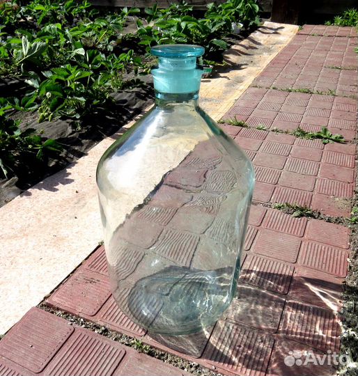Бутыль 10 литров стекло СССР для вина