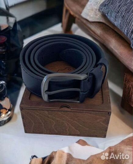 Мужской ремень из натуральной кожи