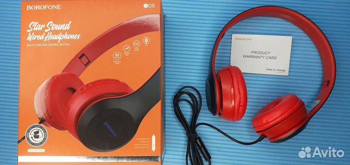 Наушники гарнитура Borofone Star Saund пк Андроид