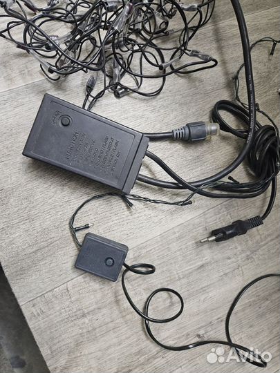 Гирлянда штора на окно