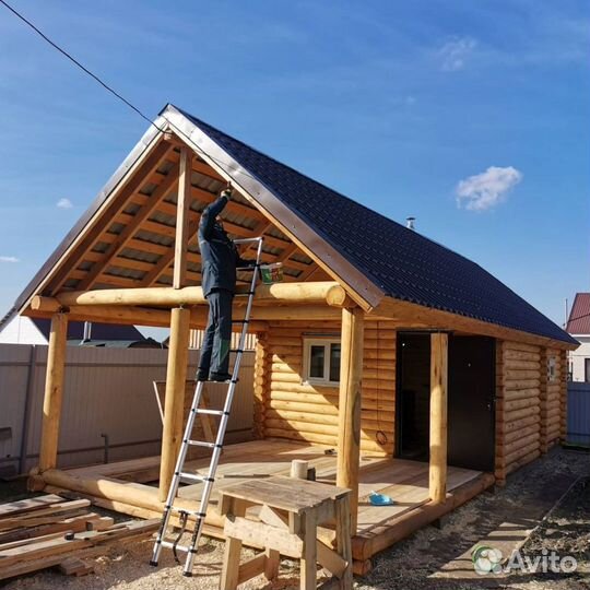 Строительство бань, беседок, веранд. Баня под ключ