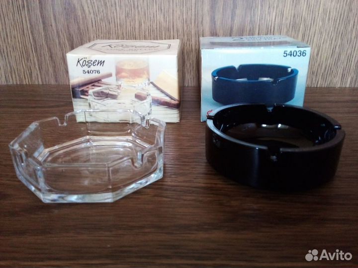 Пепельница стекло. Изготовлено в Турции