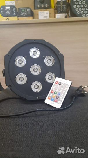 Прожектор цветной, 63 ватт с пультом 1,5-2 м